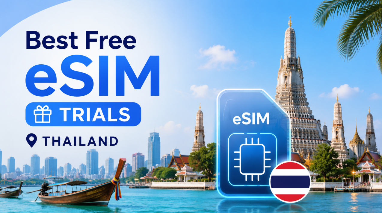 5 Best Free eSIM Trials in Thailand (2026): Comparison, Setup & Activation Tips