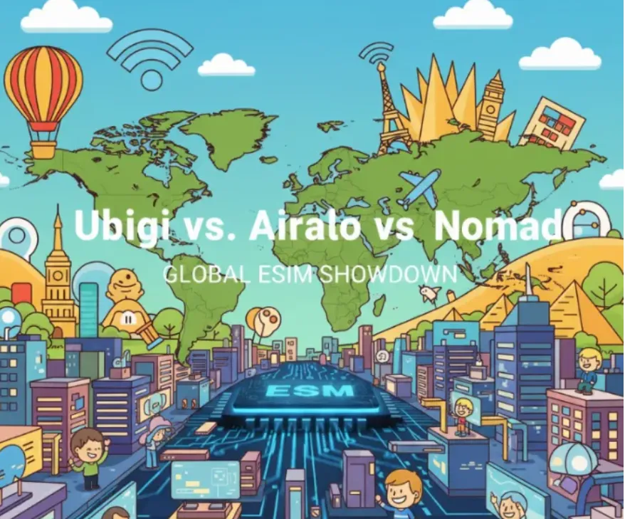 Ubigi vs. Airalo vs. Nomad: Price, Coverage, and Plans