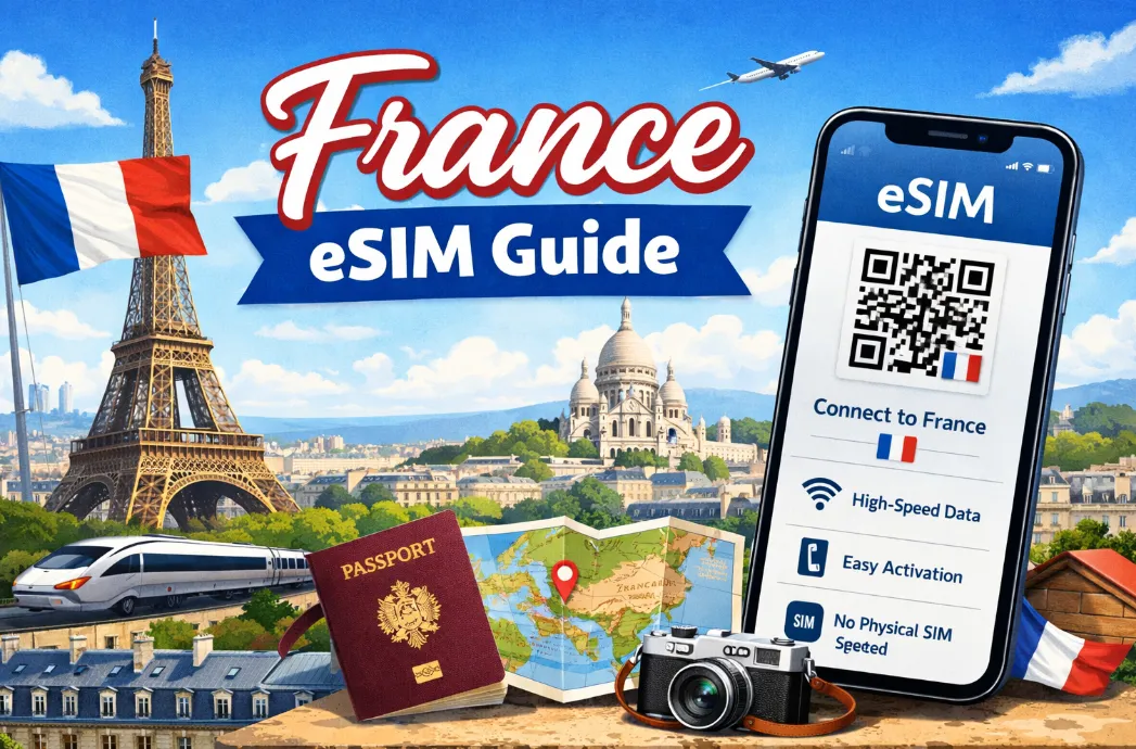 France eSIM Guide 2026: How to Buy, Activate, Best Plans for Travel