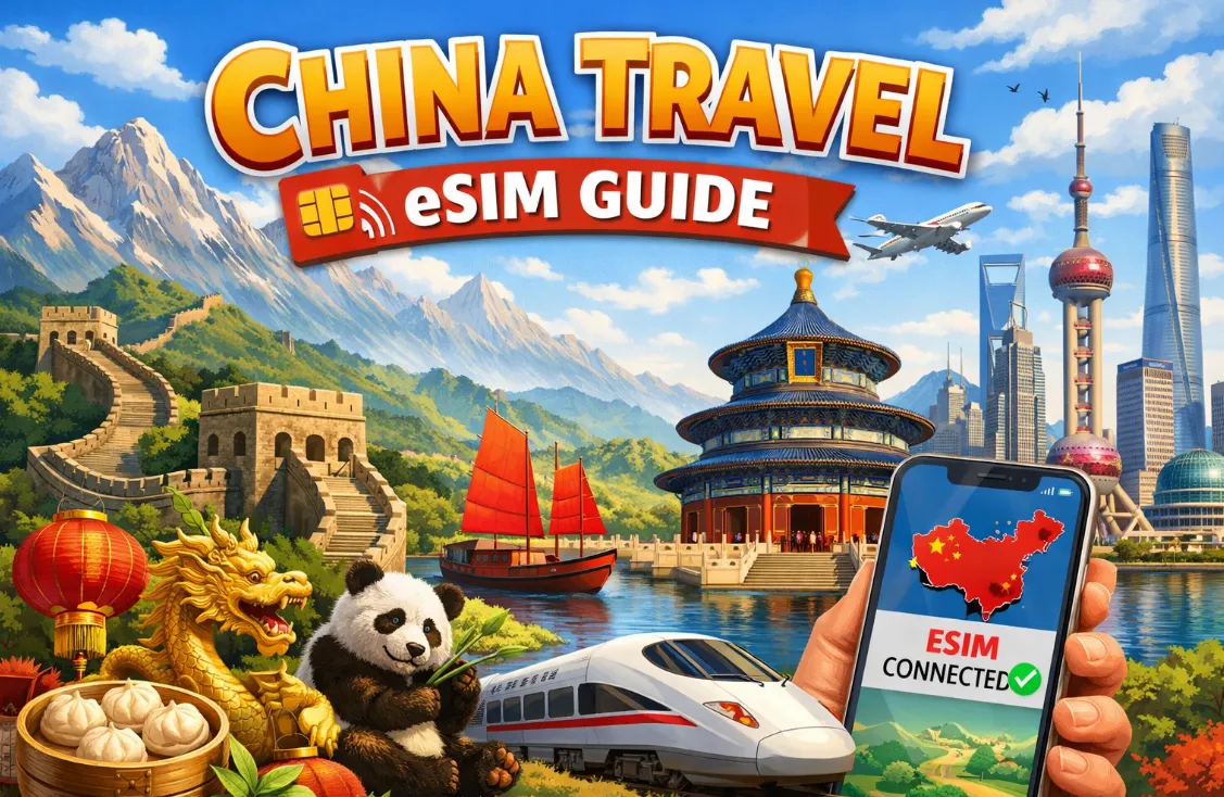 China Travel eSIM Guide 2026: How to Buy, Activate, Best Plans & Travel Tips