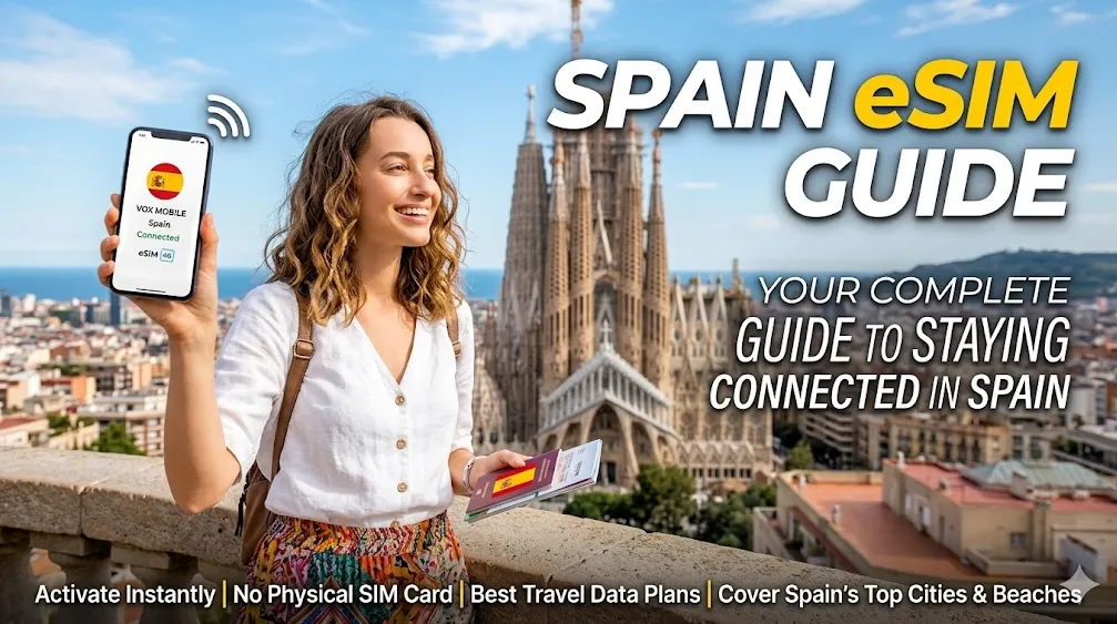 Spain eSIM Guide 2026: How to Buy, Activate, Get a Local Number & Best Plans for Tourists