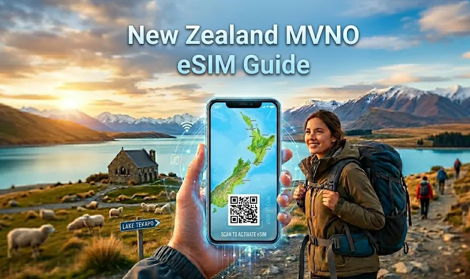 New Zealand MVNO eSIM Guide 2026: 4 Best Plans w/ Massive Data & Local Numbers Under $20