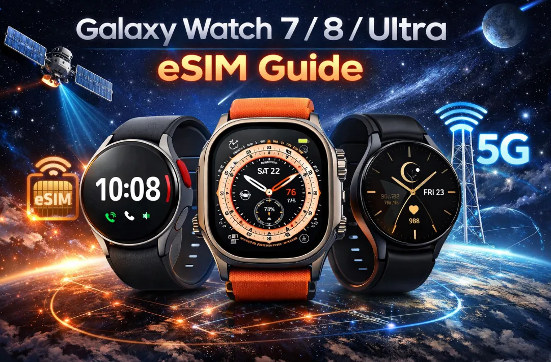 Galaxy Watch 7/8/Ultra eSIM Guide (2026): Set Up, Activation, Transfer & Best Plans