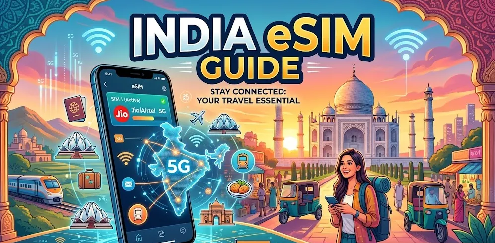 India eSIM Guide 2026: How to Buy, Activate, KYC & Best Tourist Plans