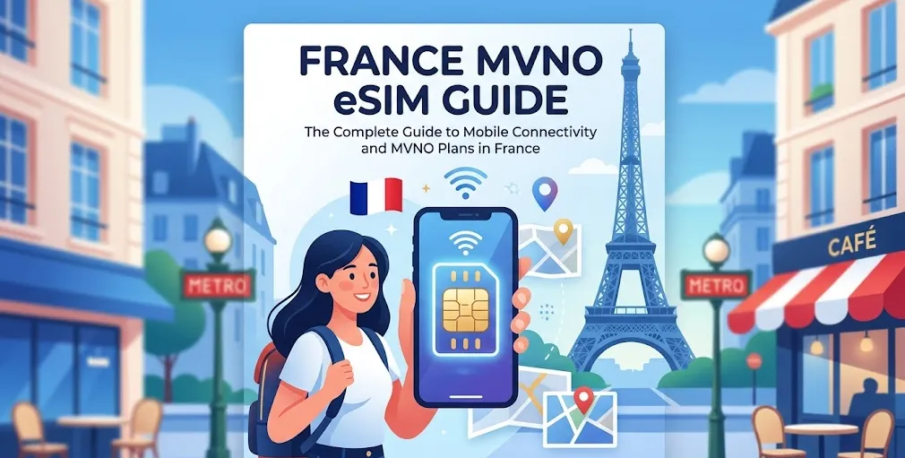 France MVNO eSIM Guide 2026: 6 Best High-Data Plans Under €12 (No Contract)