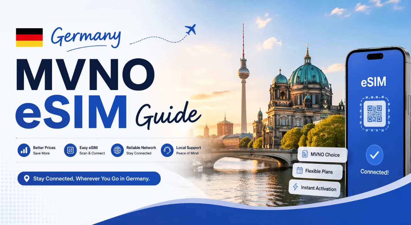 Germany MVNO eSIM Guide 2026: 5 Best High-Data Plans Under €15 (No Contract)