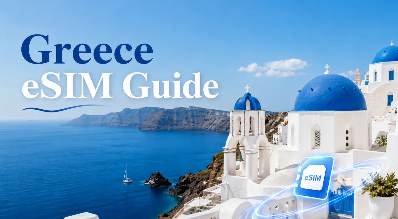 Greece eSIM Guide 2026: 5 Best Plans for Island Hopping (Skip ID & Setup Instantly)