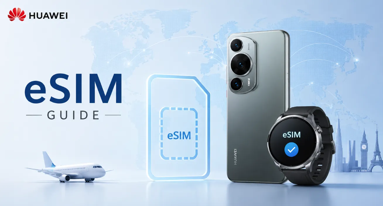 Huawei eSIM Guide 2026: Supported Models, Best Global Plans, Activation & Transfer