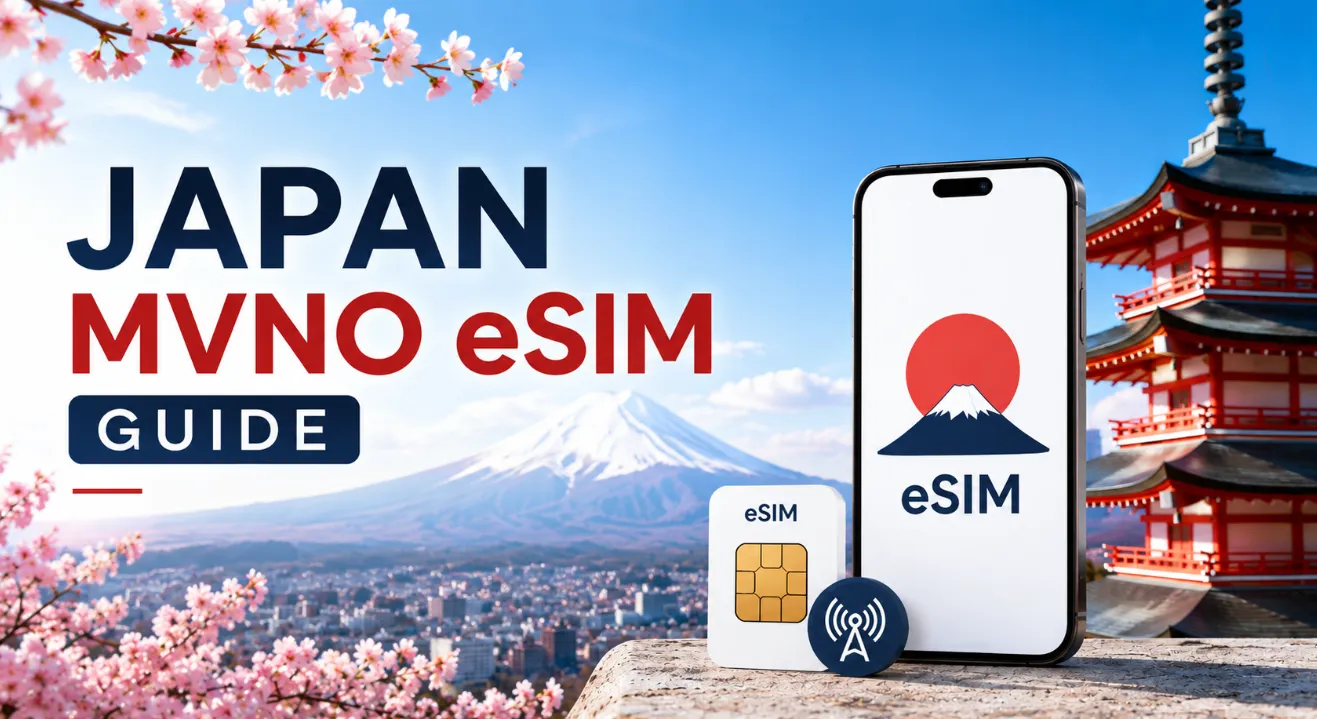 Japan MVNO eSIM Guide 2026: Cheap Local Numbers, Best Plans & Setup