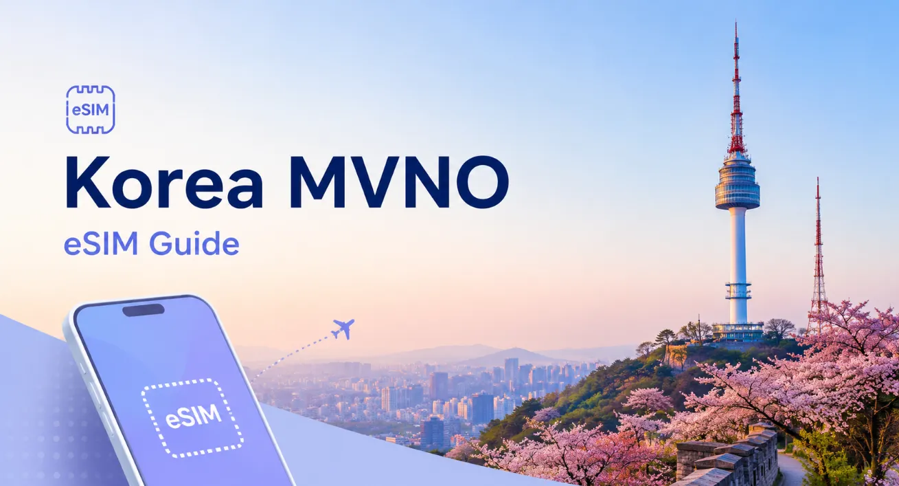Korea MVNO eSIM Guide 2026: Cheap Local Numbers, Best Plans & Setup
