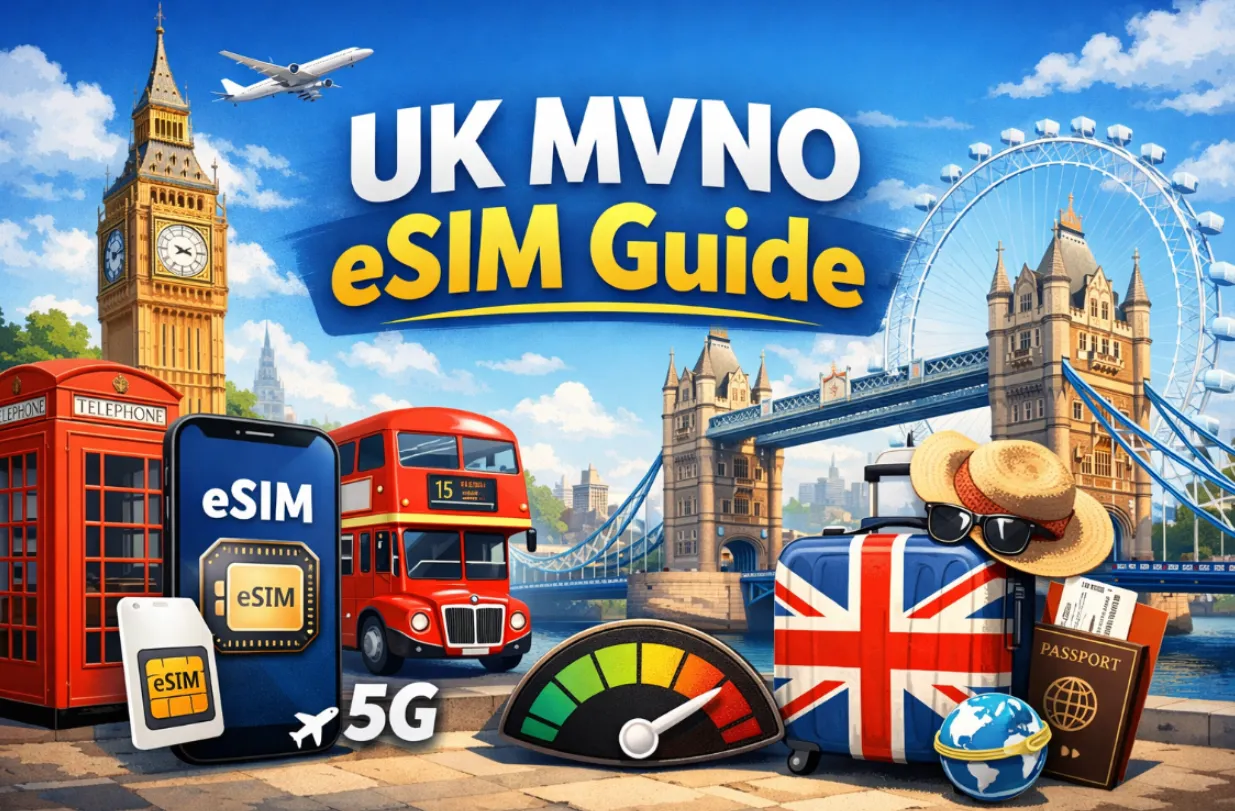UK MVNO eSIM Guide 2026: Cheap Local Numbers, Best Plans & Setup